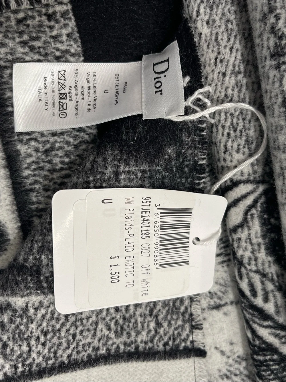 CHRISTIAN DIOR blanket